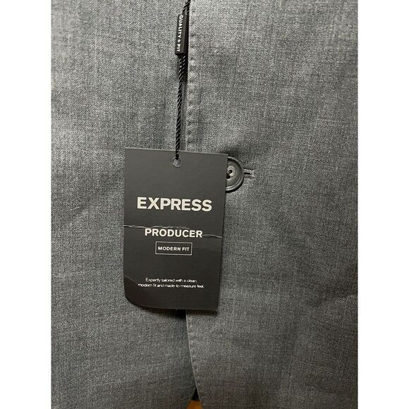 Express Men's Producer Modern Fit Suit Jacket NWT Size 42L - Picture 4 of 10